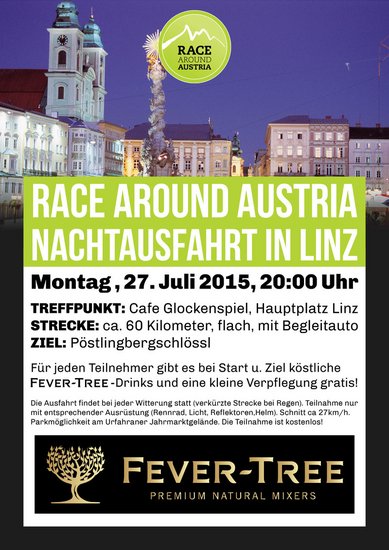 Nachtausfahrt in Linz